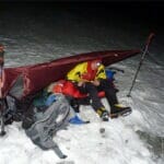 Biwak auf dem Leschaux-Gletscher. Angenehm, dank guter Ausrüstung. Foto: Fritz Miller