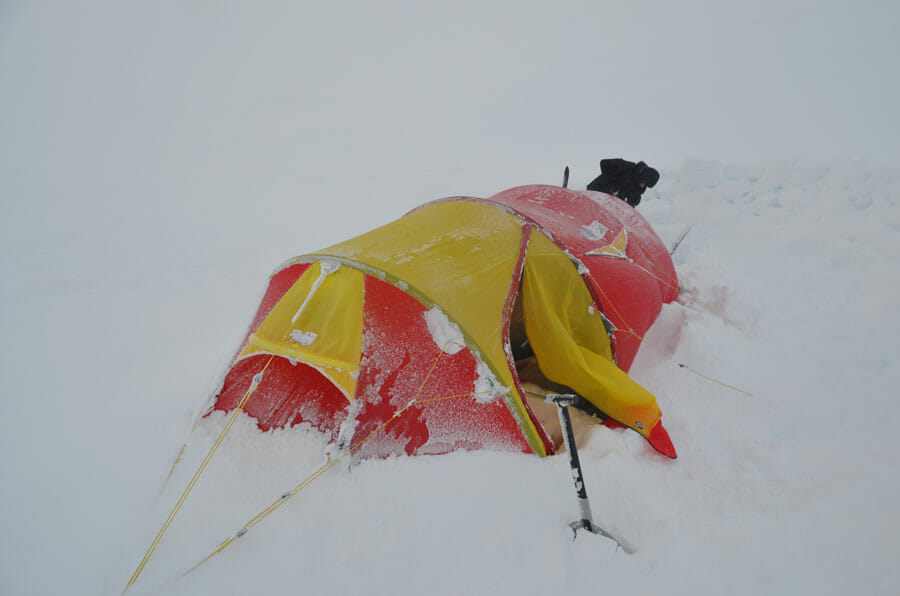 Auch das Wetter, die Kälte und der Schnee sind ein spannender Faktor