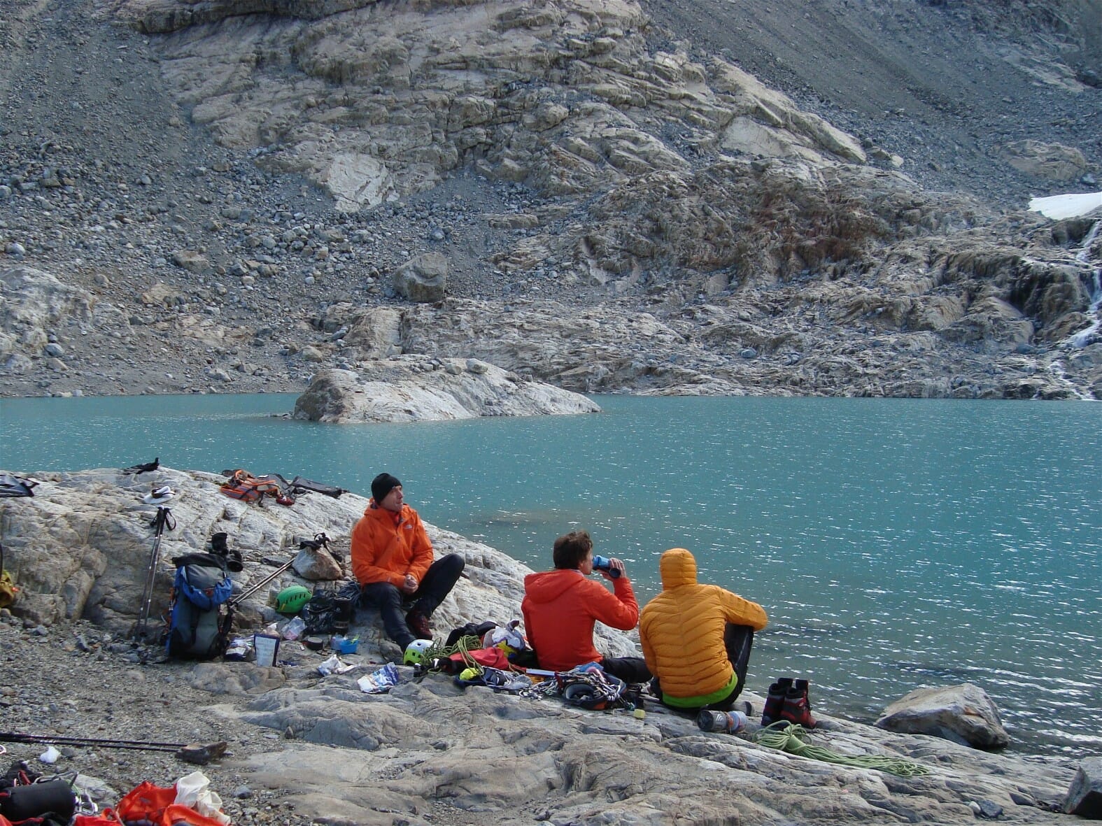 Patagonien_04 Rast an der Laguna de los Tres
