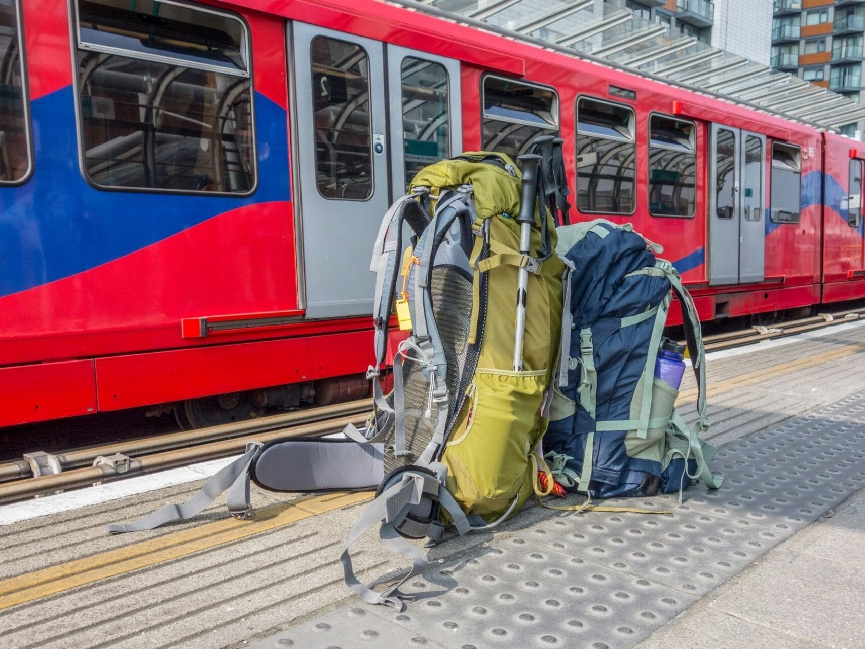 Backpacking mit dem Zug.