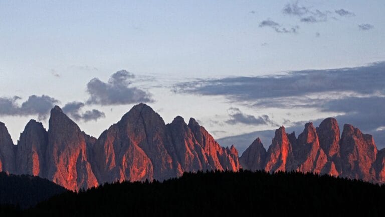 Titel Alpenglühen