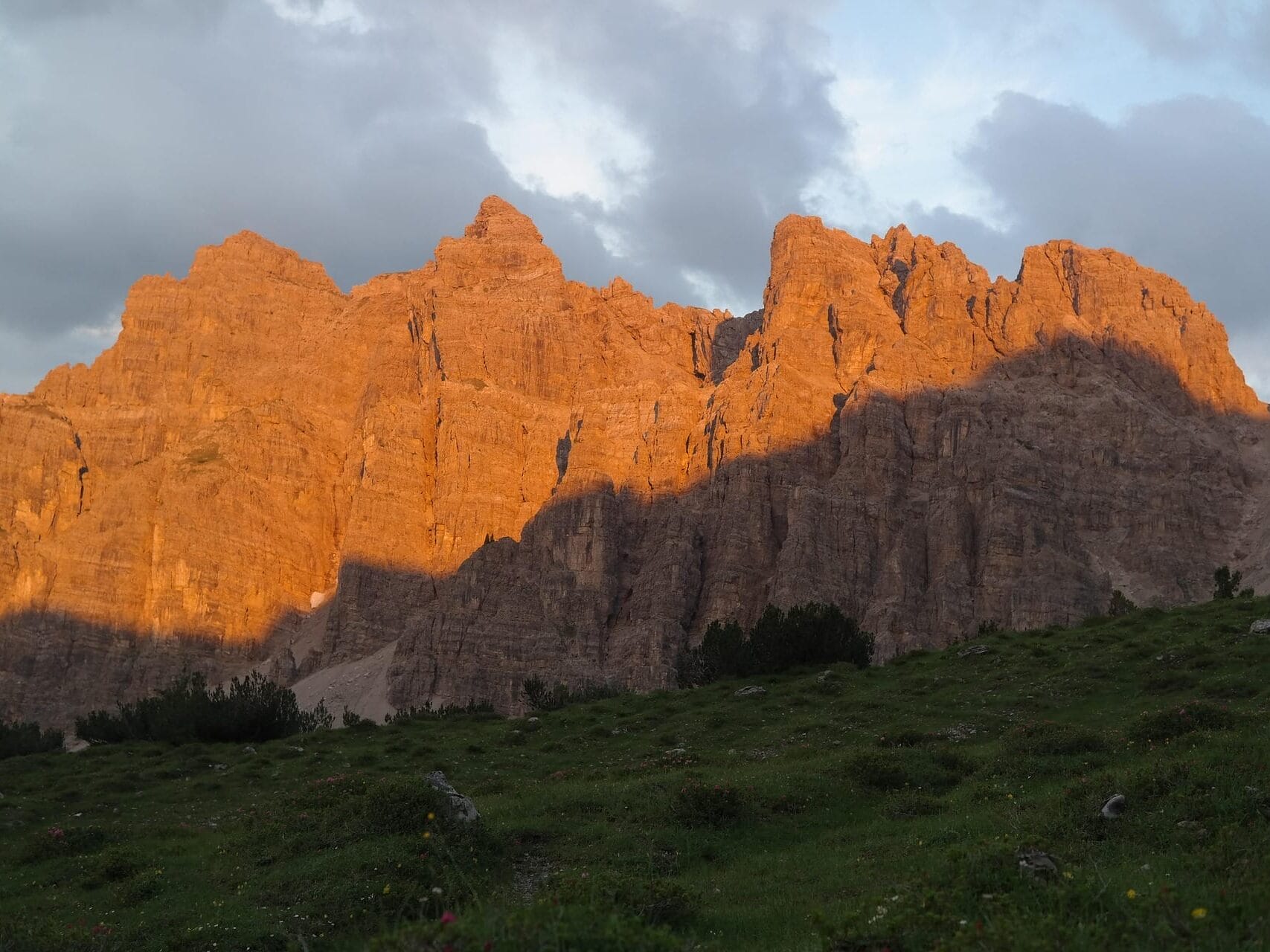 Erste Phase Alpenglühen