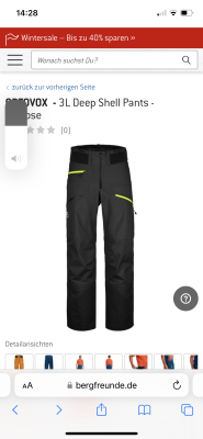 Bild 1 von Evelyn zu Ortovox - 3L Deep Shell Pants - Skihose