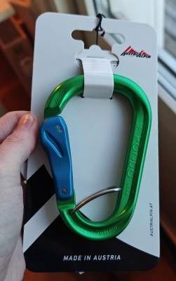 Bild 1 von Linnea zu AustriAlpin - HMS Rondo Alu Slide-Autolock Selfie - HMS-Karabiner