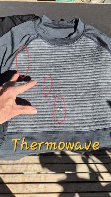Bild 1 von Edi zu Thermowave - Merino Arctic Hybrid Baselayer L/S Shirt - Merinounterwäsche