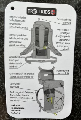 Bild 1 von Kathrin zu Trollkids - Kid's Fjell Trekker 15 - Wanderrucksack